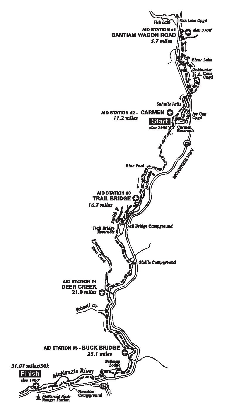 MRTR Course Map shirt